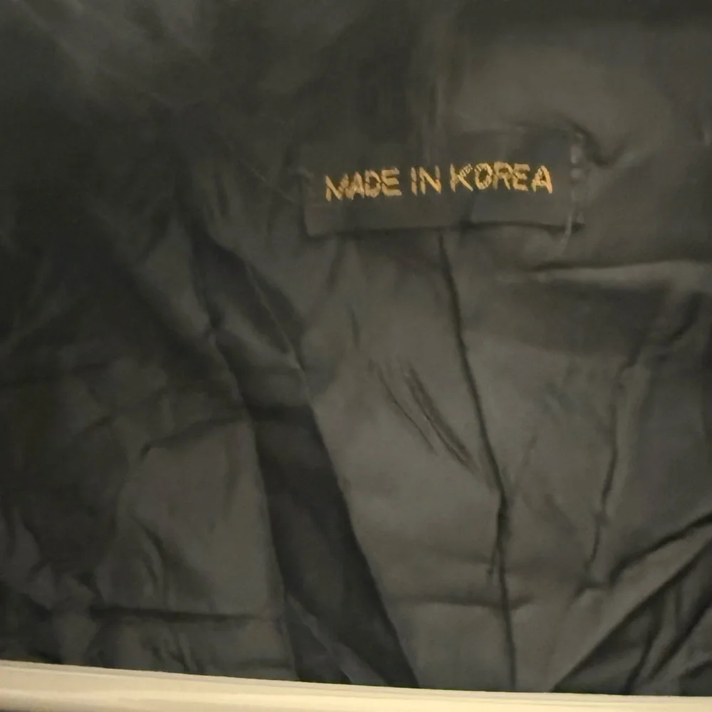 Black Rabbit Fur Jacket - Picture 3 of 7